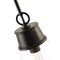 Z-Lite Wentworth 1 Light Pendant, Matte Black & Clear 2300P8-MB - alternate 3